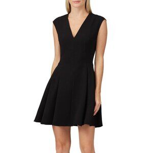 Theory Pleated Cap-Sleeve Dress Size 10
